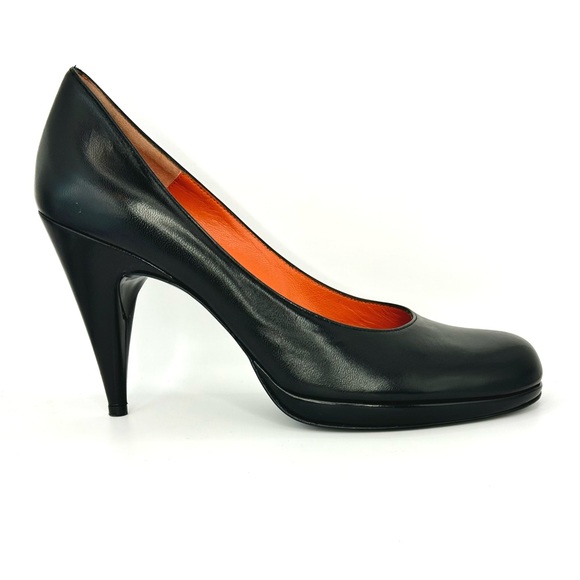 Charles Jourdan C J BIS Black Leather Pumps | 9.5 - Picture 1 of 10